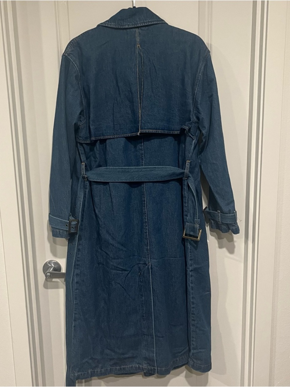 Levi's Blue Denim Trench Coat - Picture 12 of 12